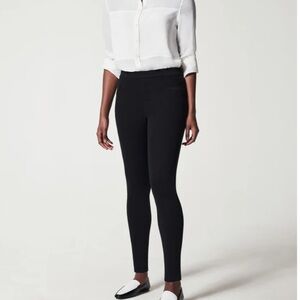 Spanx Jean-ish Black Ankle Leggings